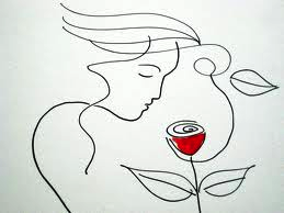 Sinnliches Foto Person mit Rose